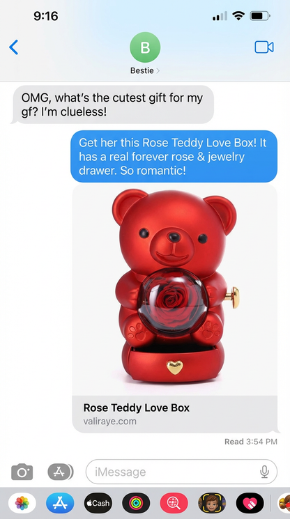Rose Teddy Love Box