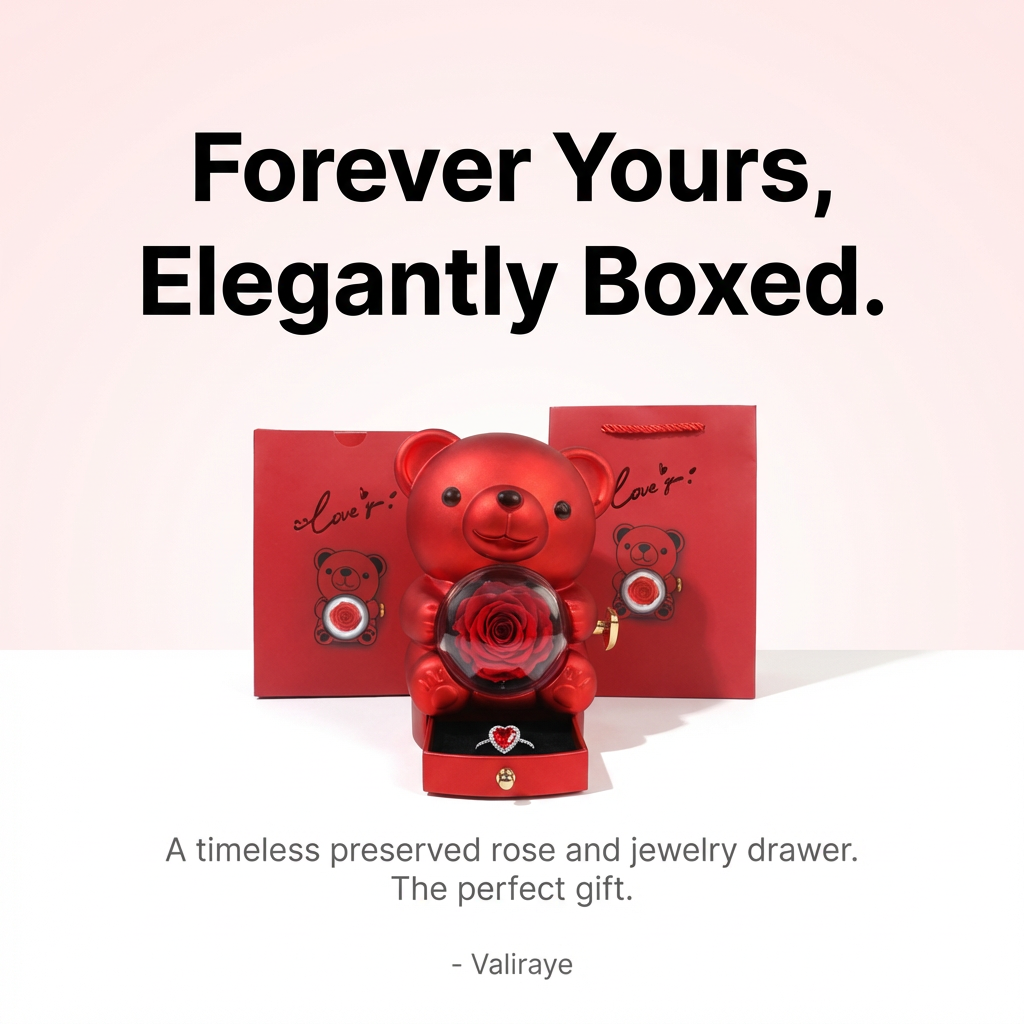 Rose Teddy Love Box